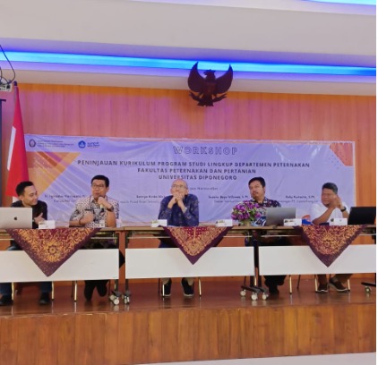 Workshop Peninjauan Kurikulum Program Studi di Lingkup Departemen Peternakan, FPP UNDIP.